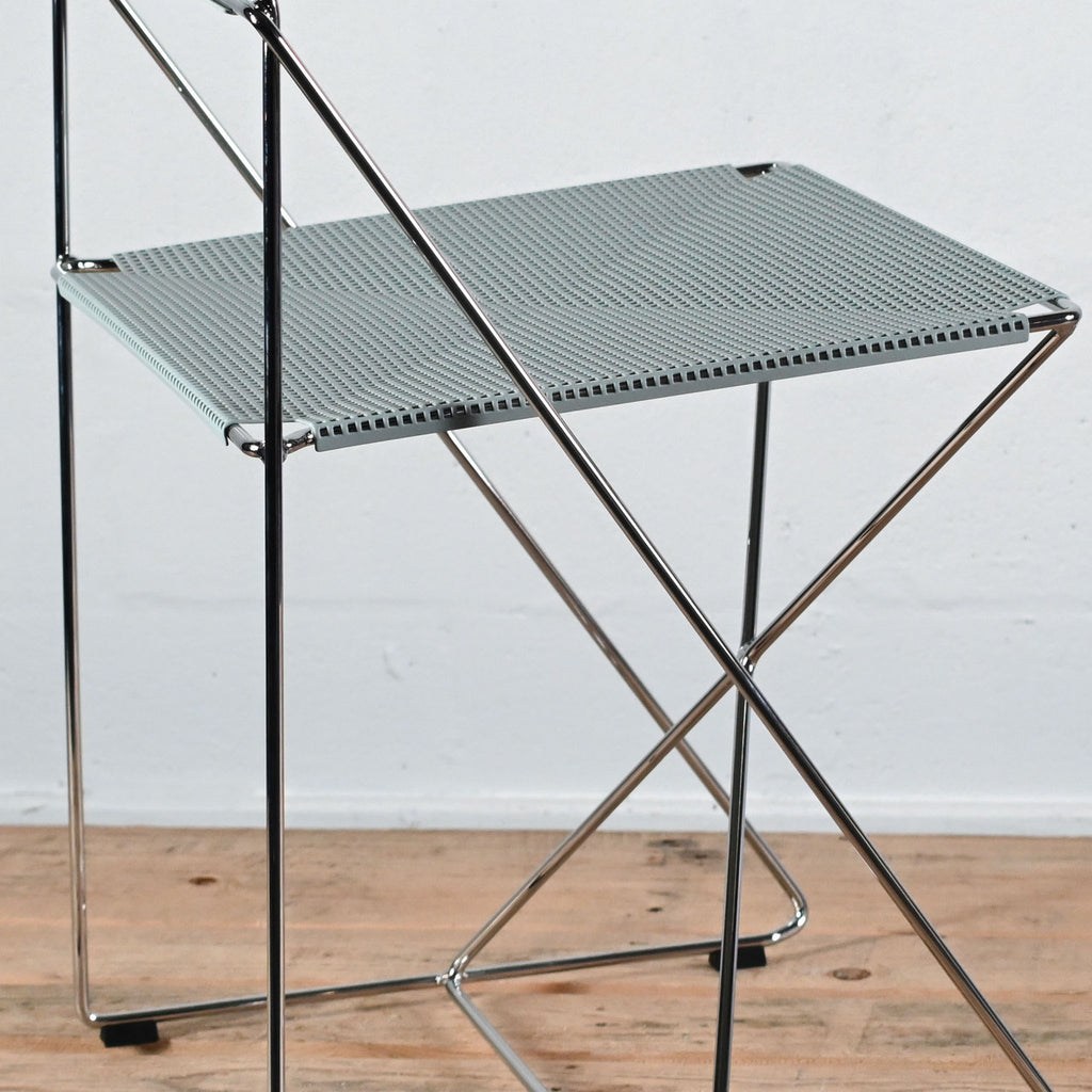 HAY X-Line Pale Linden / Chrome Outdoor Chair | Re-Lived