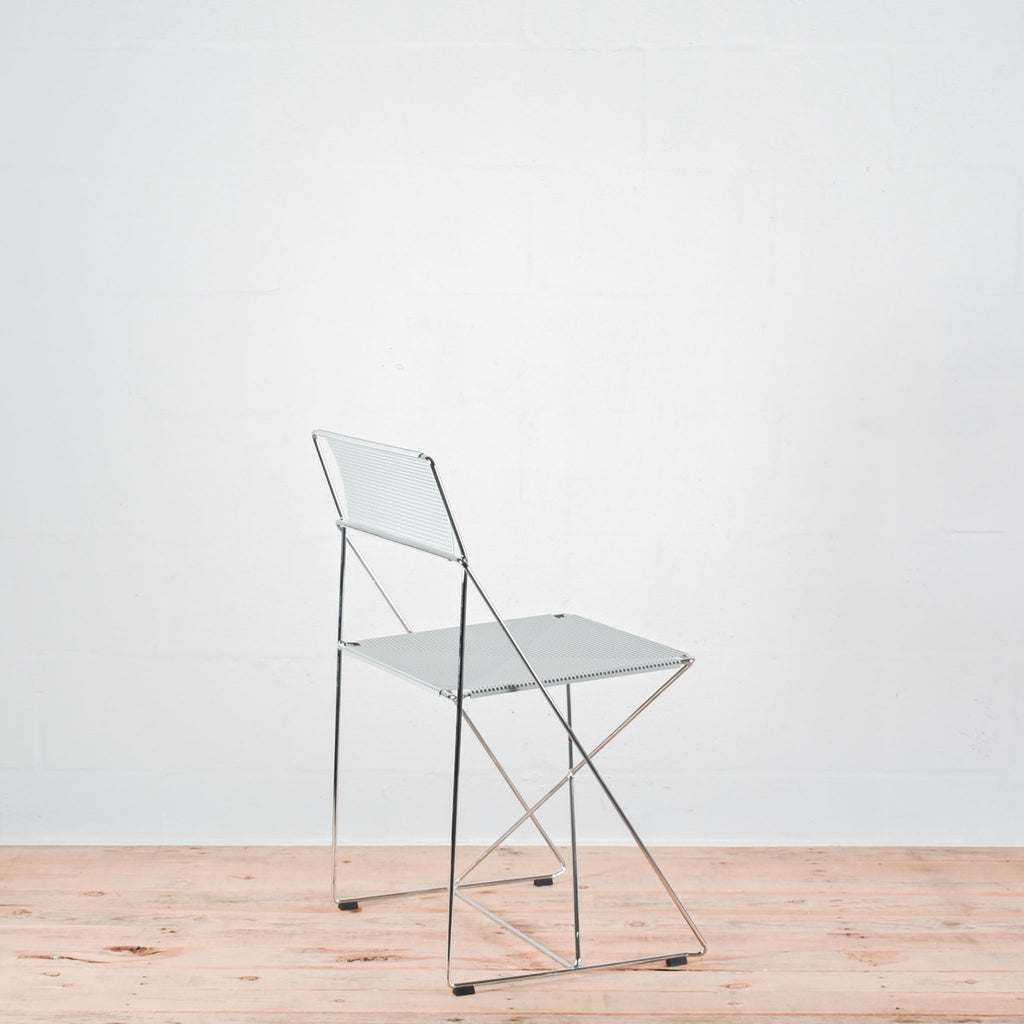 HAY X-Line Pale Linden / Chrome Outdoor Chair | Re-Lived