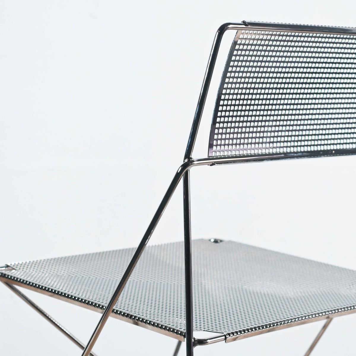 HAY X-Line Chrome Outdoor Chair | Re-Lived