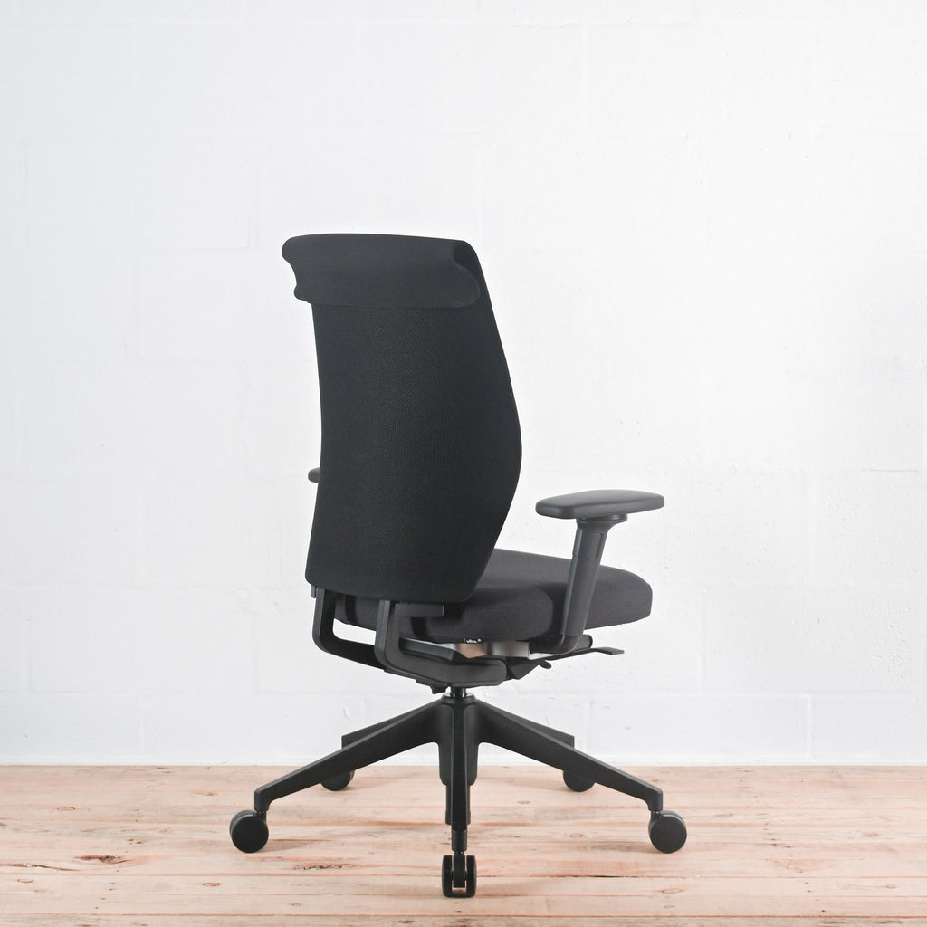 Vitra ID Cloud Black Fabric Office Chair | Re-Lived