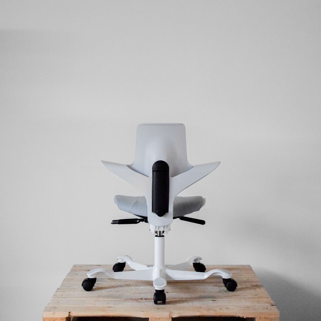 HAG Capisco Puls 8020 Light Grey Office Chair | Re-Lived