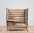 Vitra Alcove Work with Right Side Desk - Sage Green
