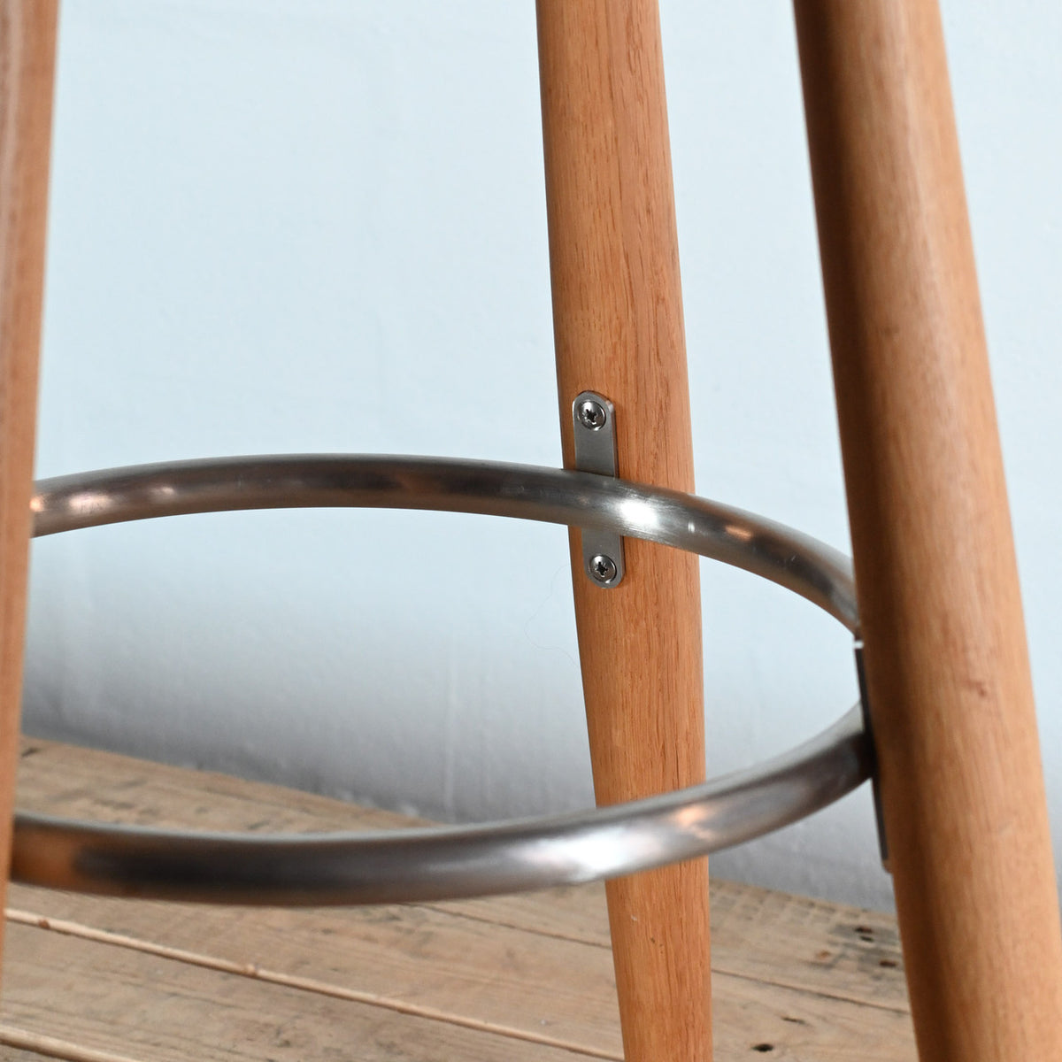 Carl Hansen CH56 76cm High Bar Chair - Brown Leather | Re-Lived