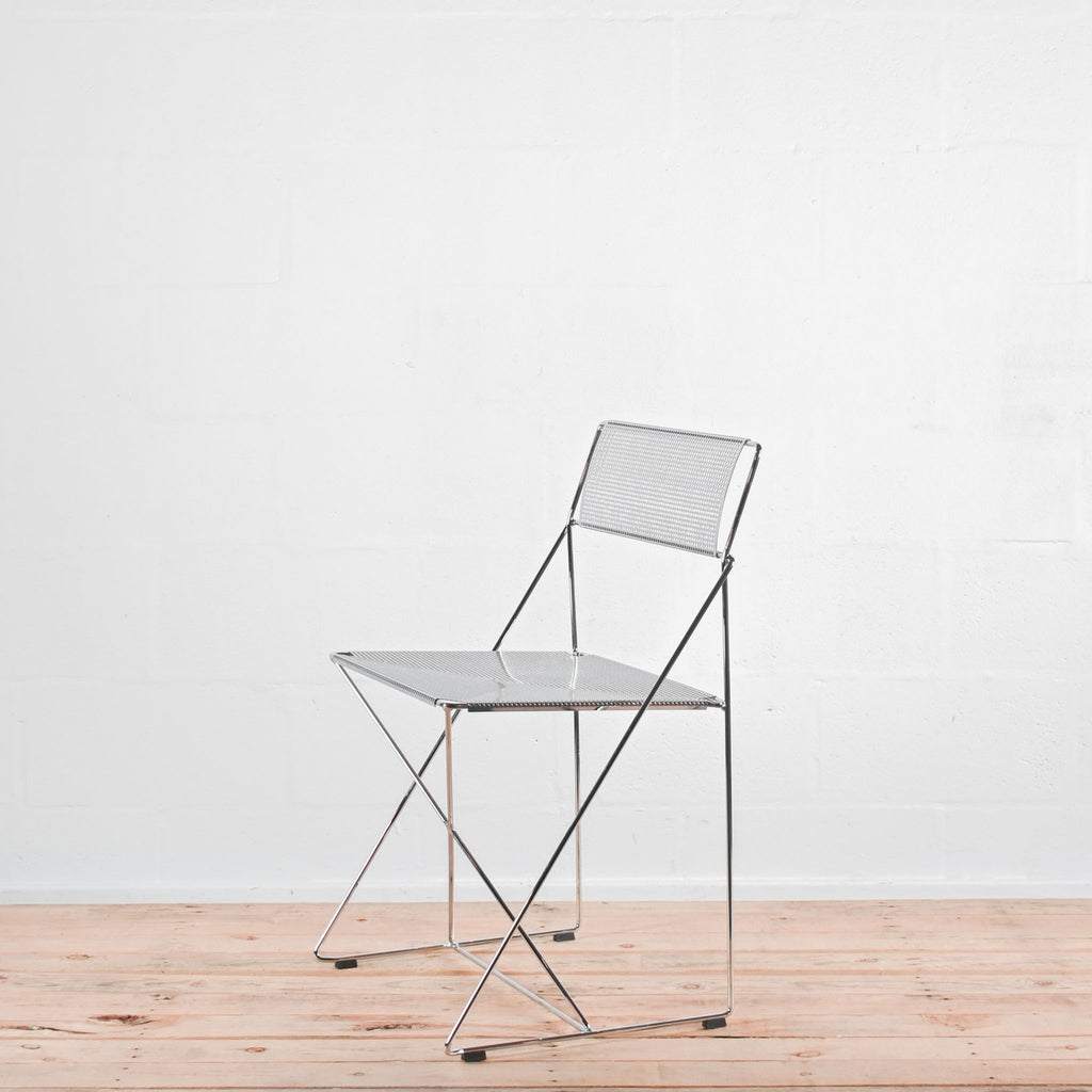 HAY X-Line Chrome Outdoor Chair | Re-Lived