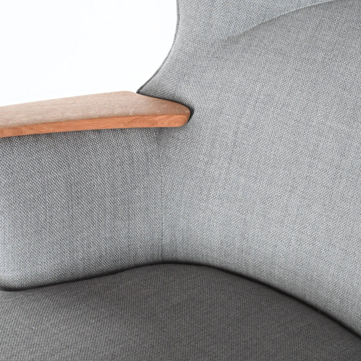 Carl Hansen CH78 Mama Bear Lounge Chair - Fiord Fabric | Re-Lived