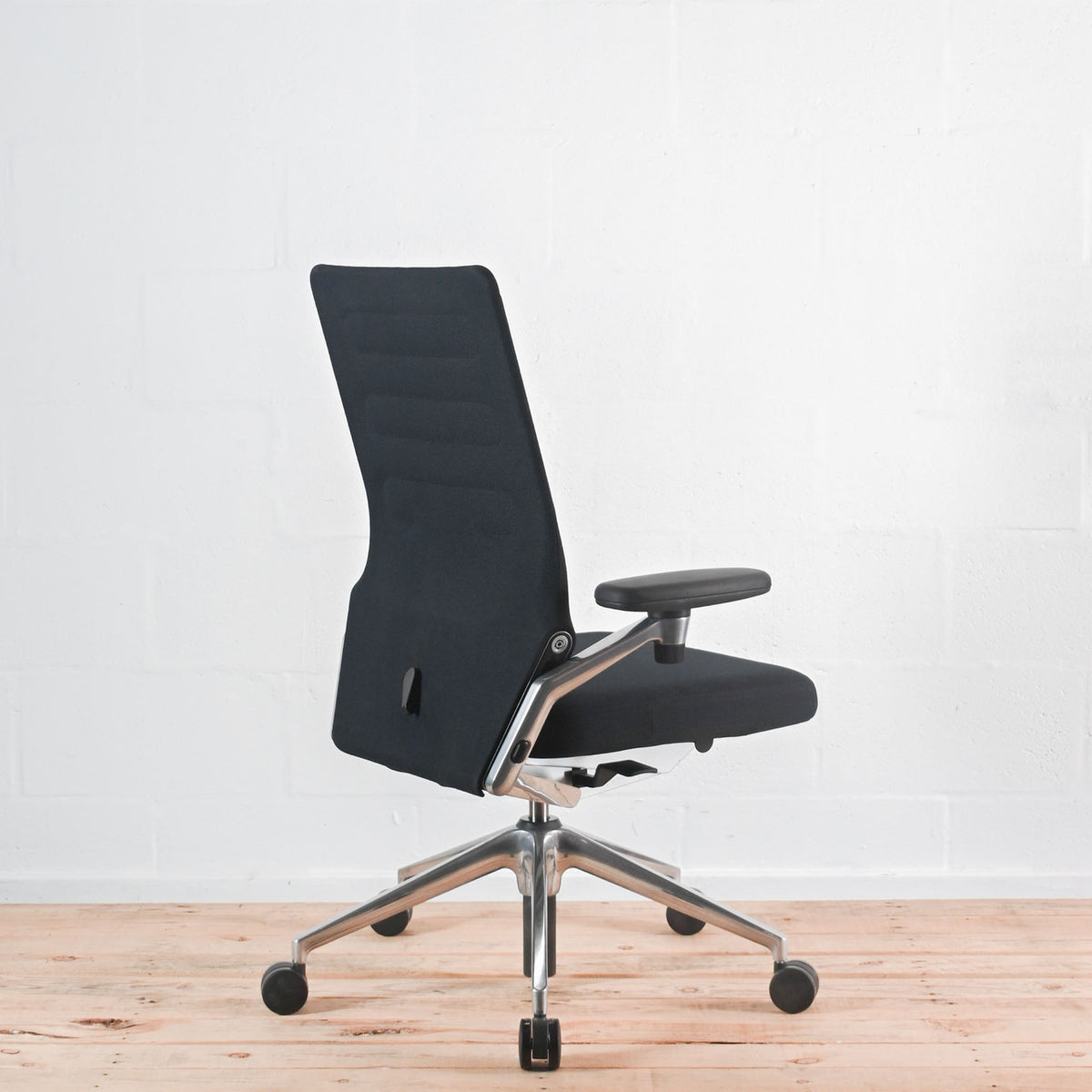 Vitra AC4 Black Fabric Office Chair, 3D Arms | Re-Lived