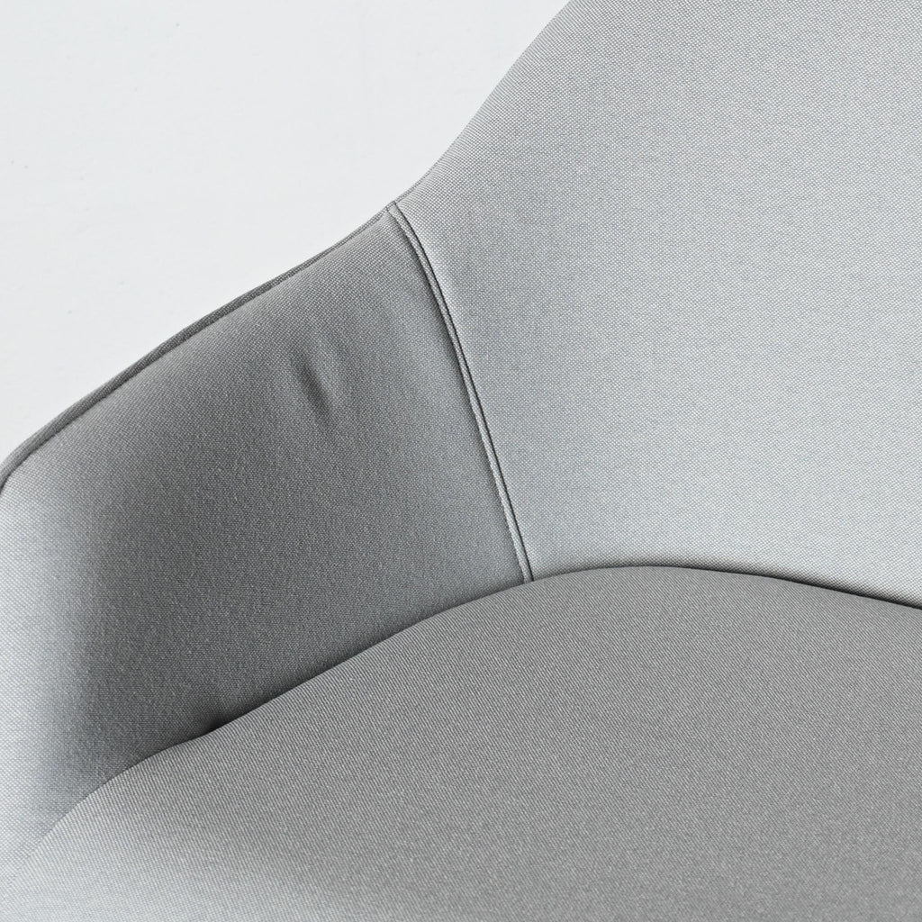 Vitra Softshell Armchair 4 Leg Base Plano Grey / Stone | Re-Lived