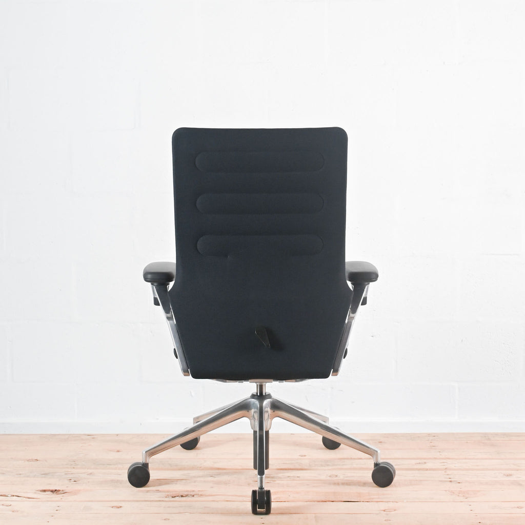 Vitra AC4 Black Fabric Office Chair, 3D Arms | Re-Lived