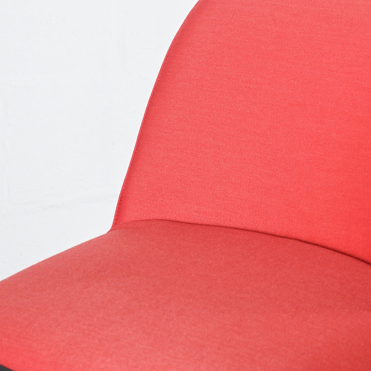 Vitra Softshell Side Chair 4 Leg Base in Brick Fabric | Re-Lived