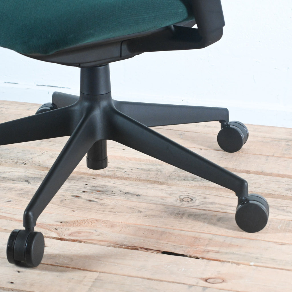 Vitra ACX Soft Chair Pine Green Fabric | Re-Lived