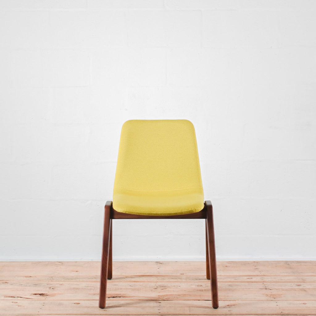 NaughtOne Viv Side Chair, Walnut Frame, Meld Comet Fabric