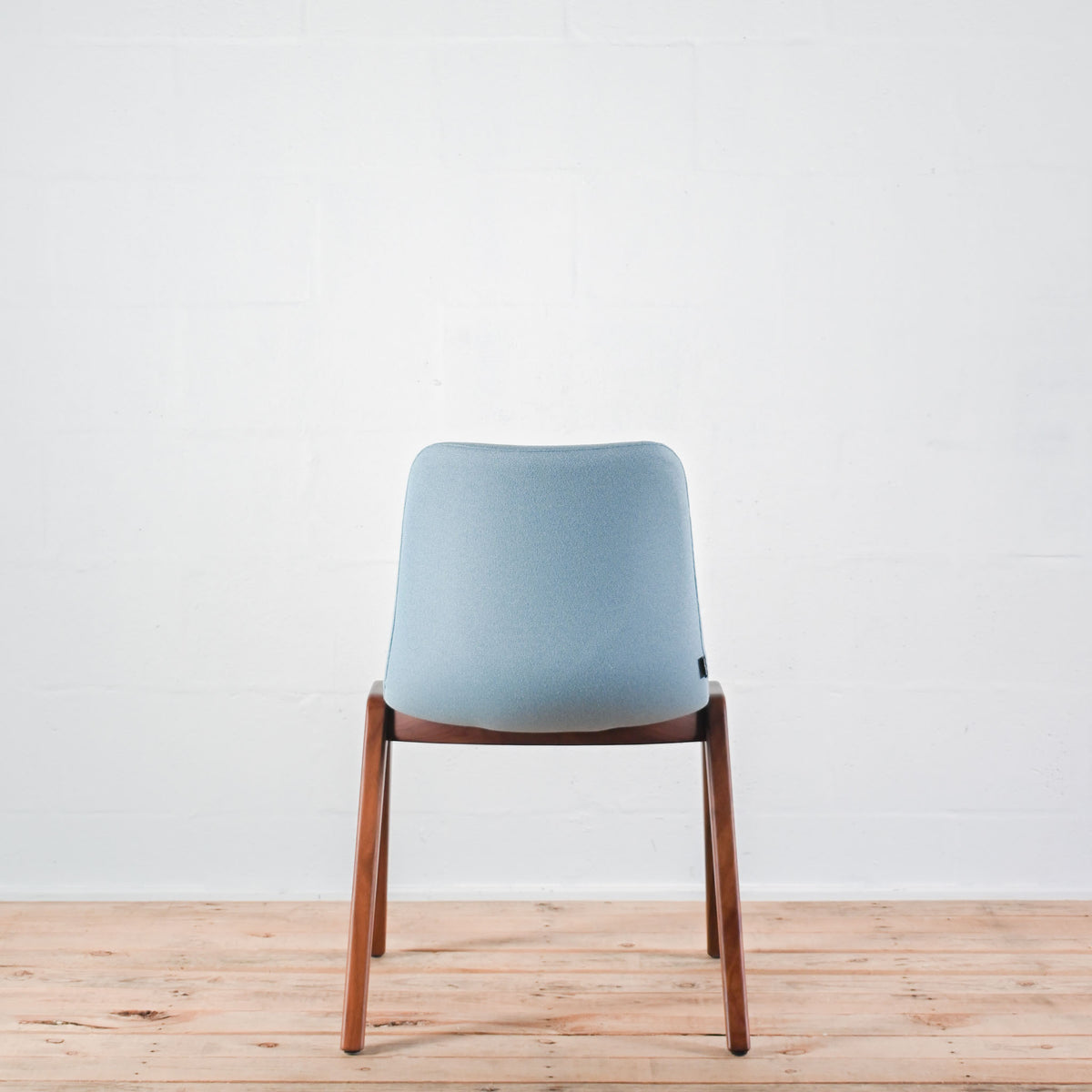 NaughtOne Viv Side Chair - Blue / Walnut