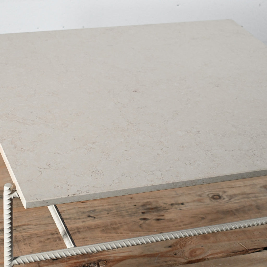 HAY Rebar Beige Marble Coffee Table | Re-Lived
