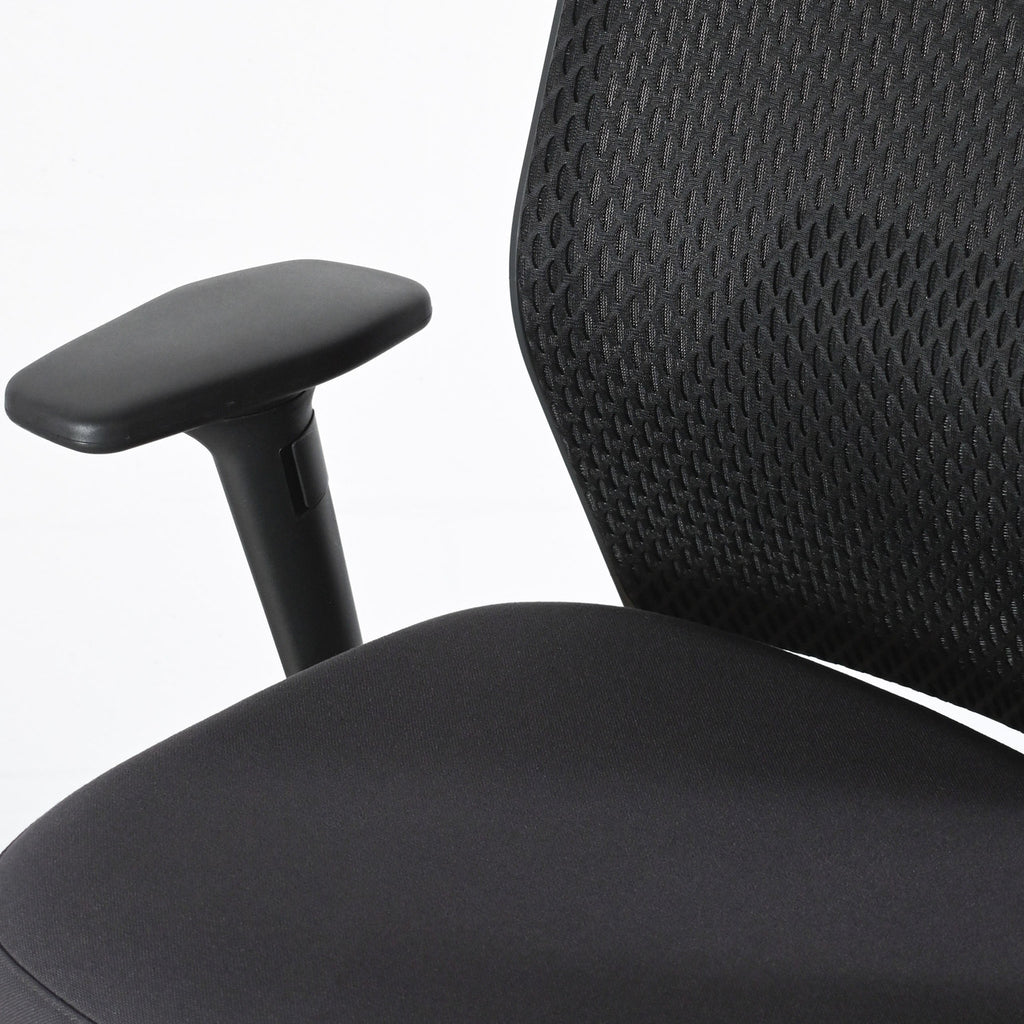 Vitra ID Mesh Black / Grey Office Chair | Re-Lived