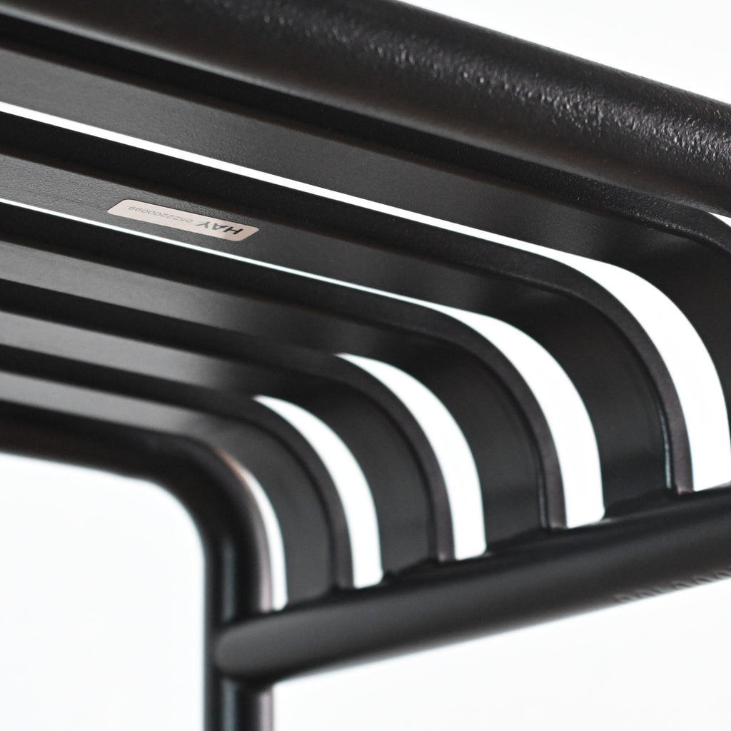 HAY Palissade Stool - Anthracite Powder Coated Steel | Re-Lived