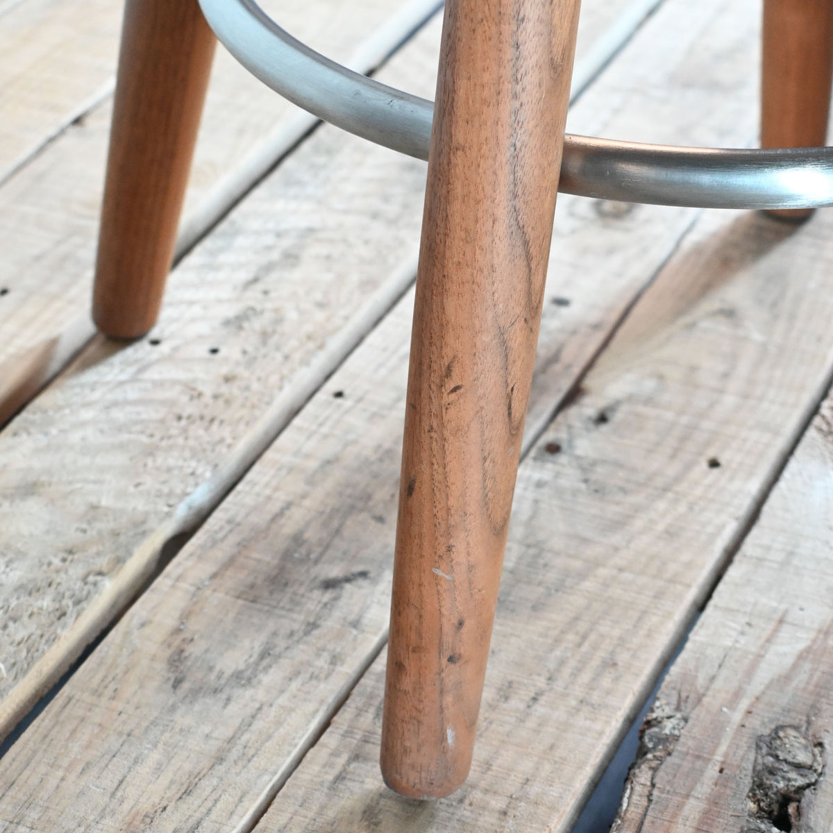Carl Hansen & Søn CH58 Counter Stool - Black Leather
