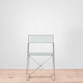 HAY X-Line Pale Linden / Chrome Outdoor Chair | Re-Lived