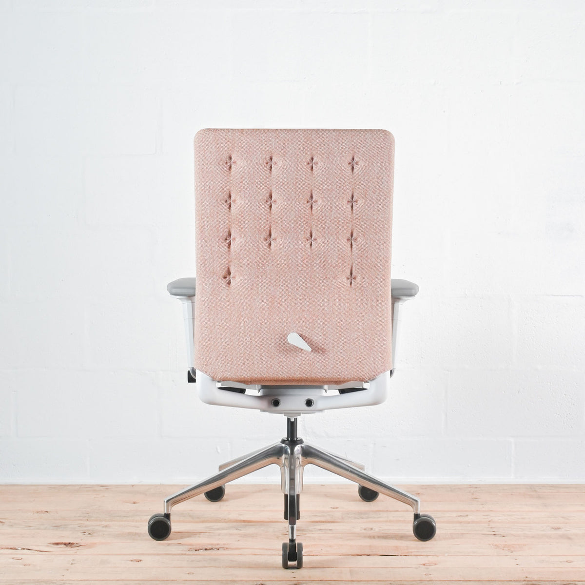 Vitra ID Trim Cognac / Ivory Fabric Office Chair | Re-Lived