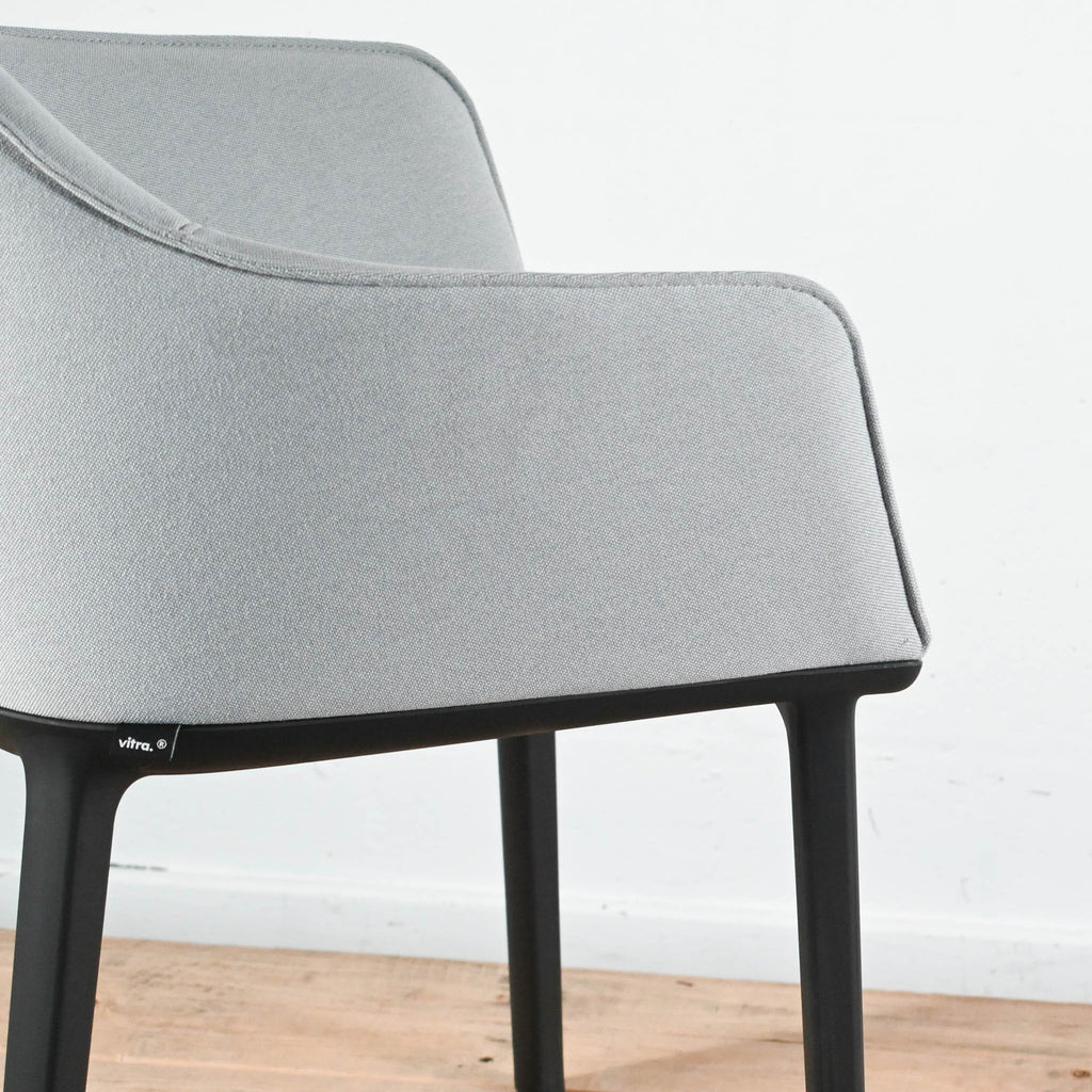 Vitra Softshell Armchair 4 Leg Base Plano Grey / Stone | Re-Lived
