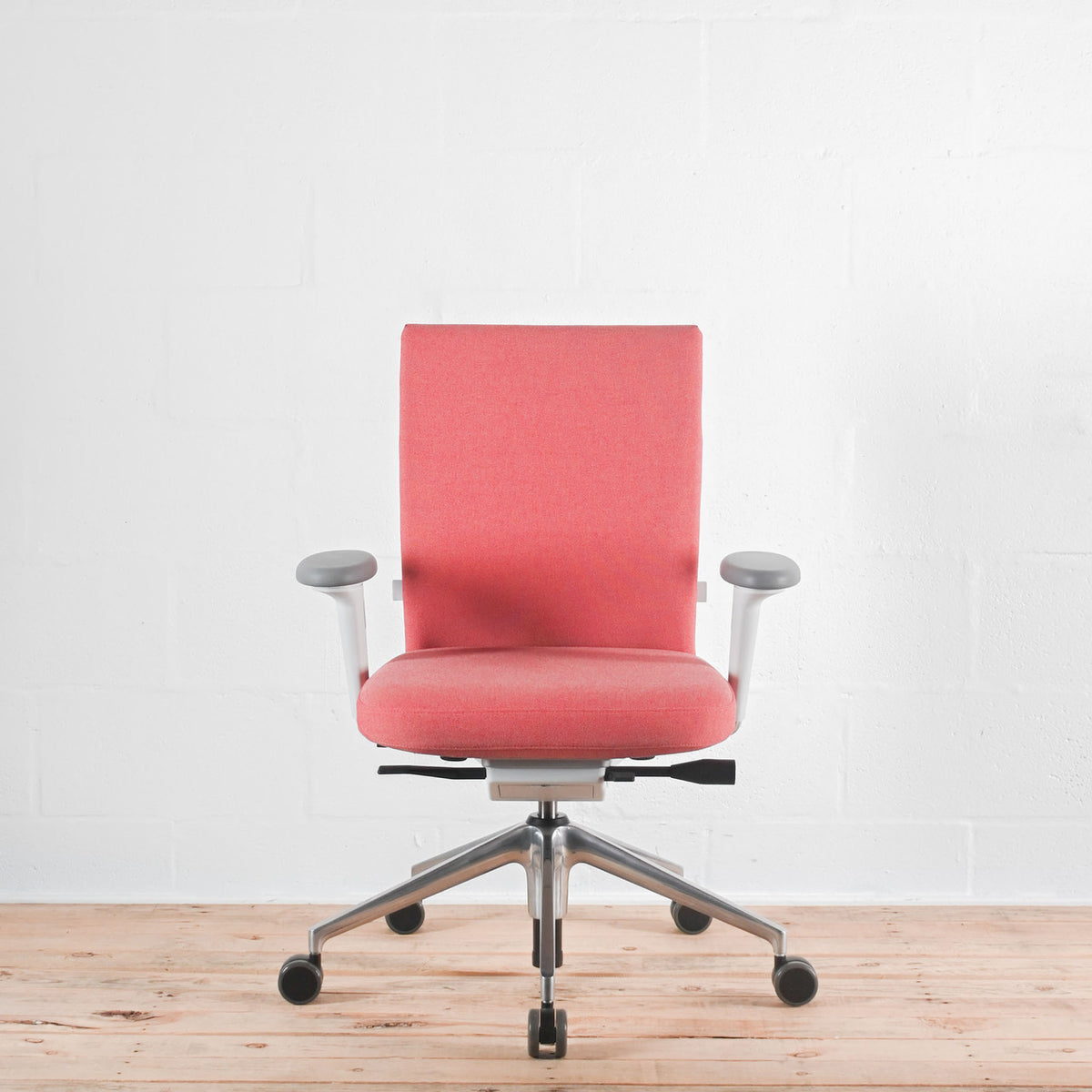 Vitra ID Soft Pink Fabric Office Chair | Re-Lived