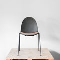 Mater Eternity Side Chair Upholstered Seat Rust Fabric | Re-Lived