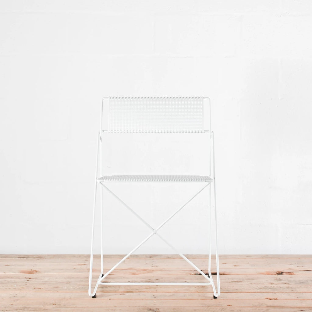 HAY X-Line Chalk White Outdoor Chair | Re-Lived