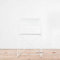 HAY X-Line Chalk White Outdoor Chair | Re-Lived
