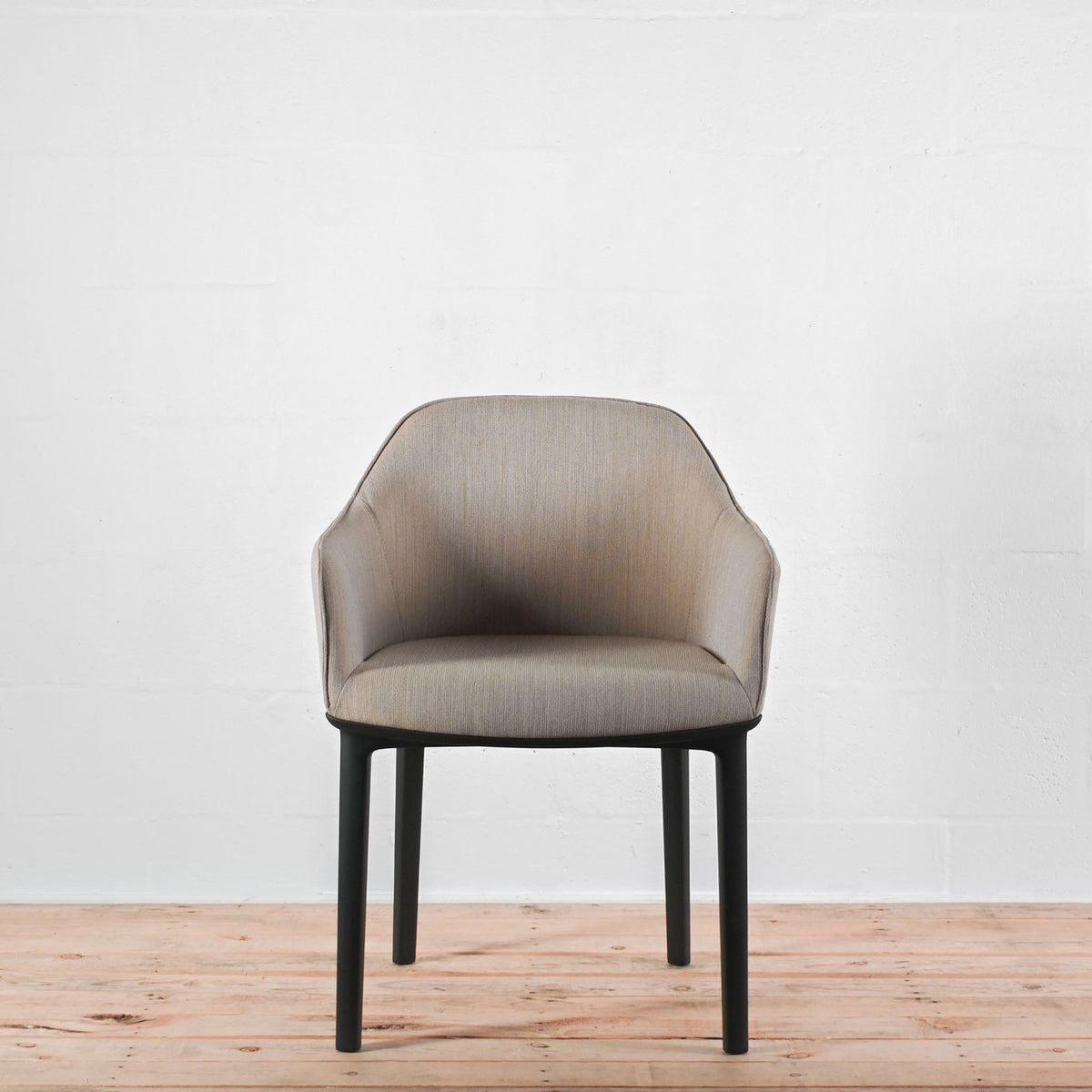 Vitra Softshell Armchair Camel Melange Fabric | Re-Lived