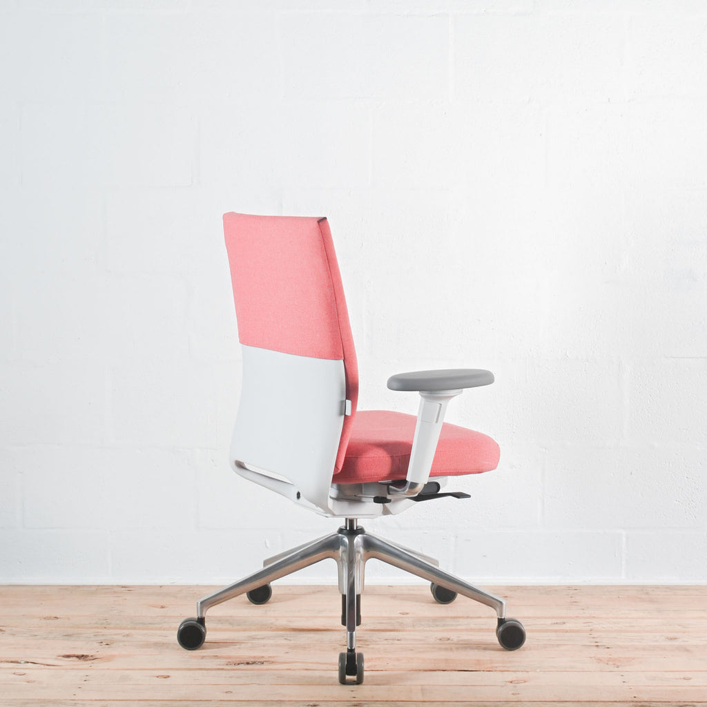 Vitra ID Soft Pink Fabric Office Chair | Re-Lived