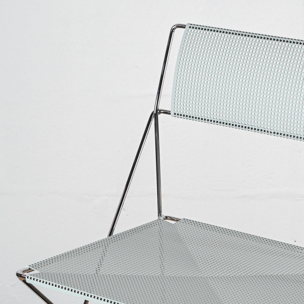 HAY X-Line Pale Linden / Chrome Outdoor Chair | Re-Lived