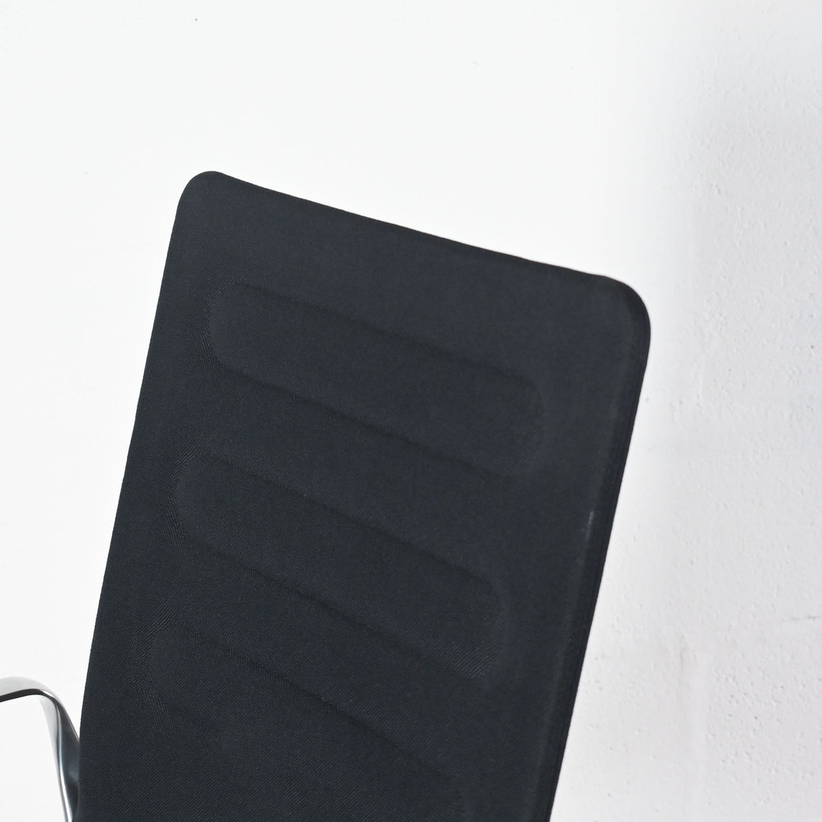 Vitra AC4 Black Fabric Office Chair, Ring Arms and Lumbar Support | Re-Lived