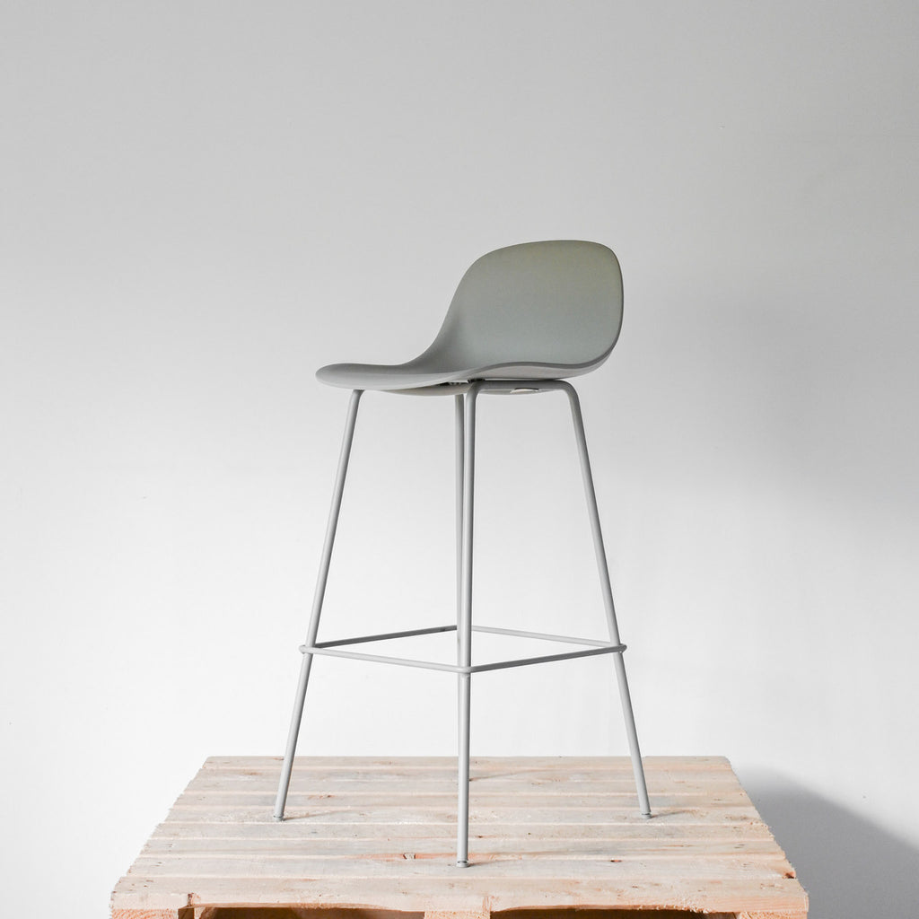 Muuto Fiber Counter Stool Grey | Re-Lived