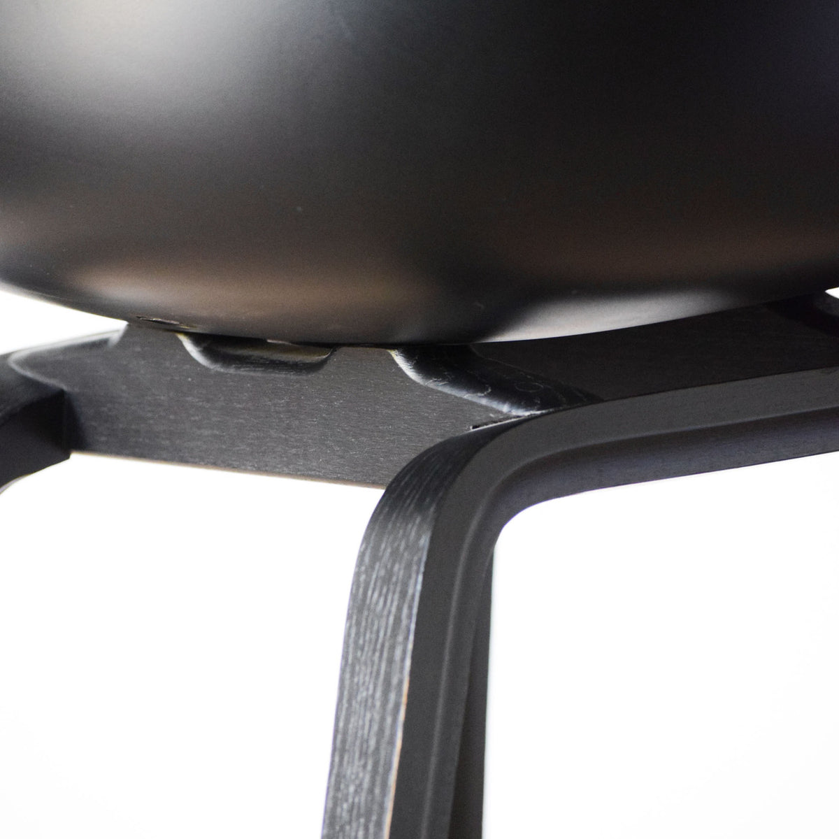 HAY AAC 22 Black Upholstered Seat Chair | Re-Lived