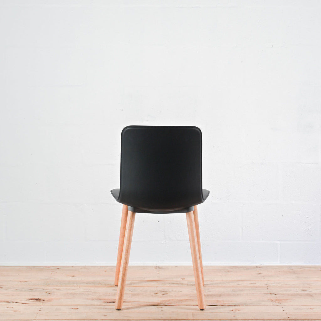 Vitra HAL Black Leather Chair | Re-Lived