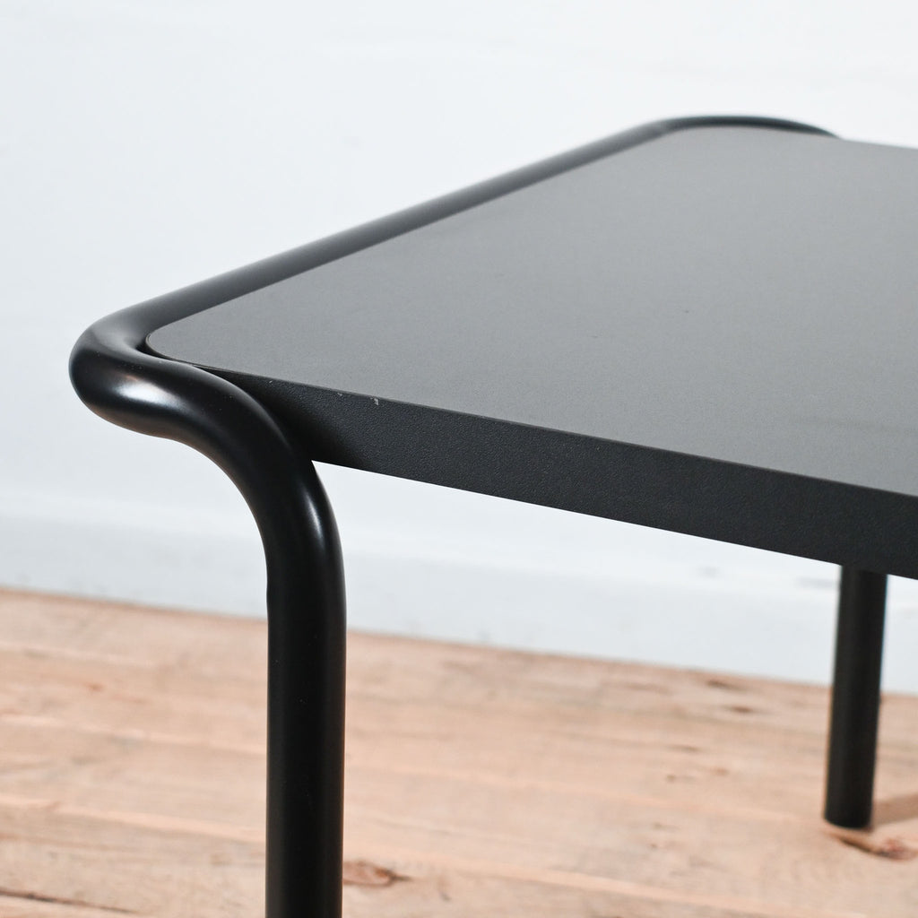 NaughtOne Viv Sweep Rectangle Coffee Table Black