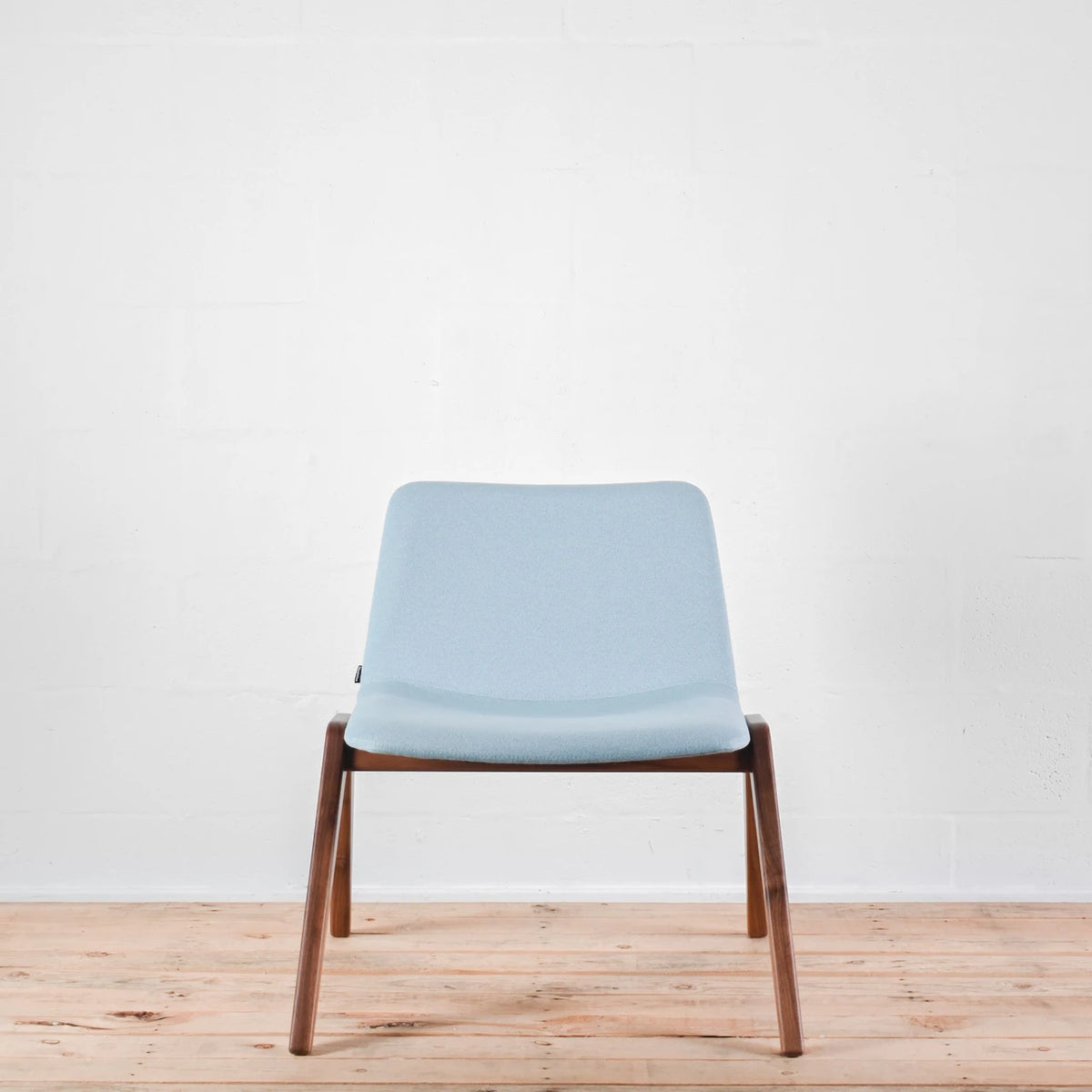 NaughtOne Viv Lounge Chair, Walnut Frame, Nordic Fabric