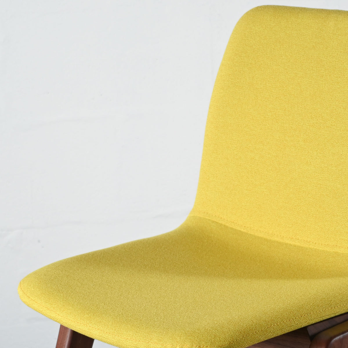 NaughtOne Viv Side Chair - Yellow / Walnut