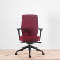 Vitra ID Cloud Dark Red Fabric Office Chair | Re-Lived