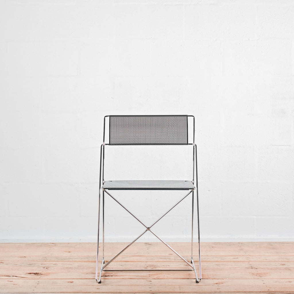 HAY X-Line Chrome Outdoor Chair | Re-Lived