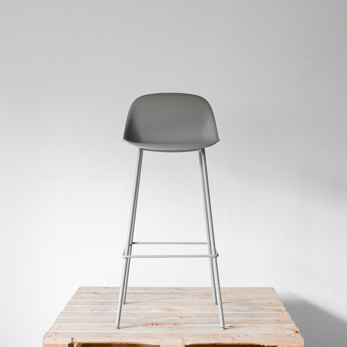 Muuto Fiber Bar Chair Grey | Re-Lived