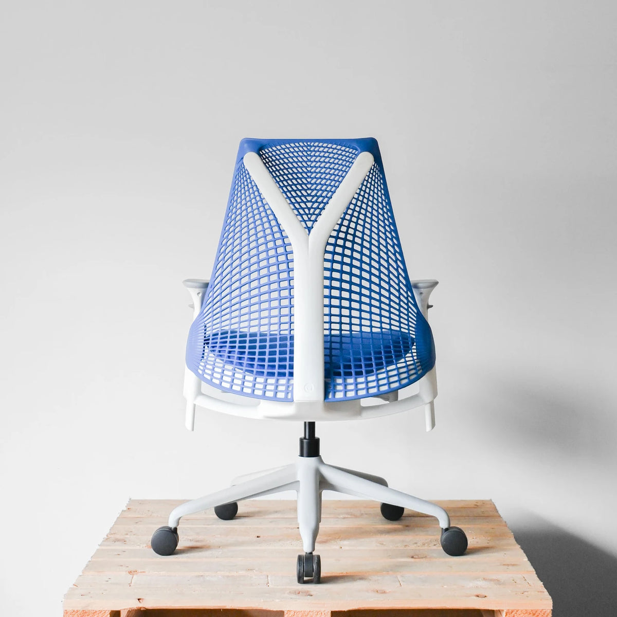 Herman Miller Sayl Berry Blue Chair | Re-Lived