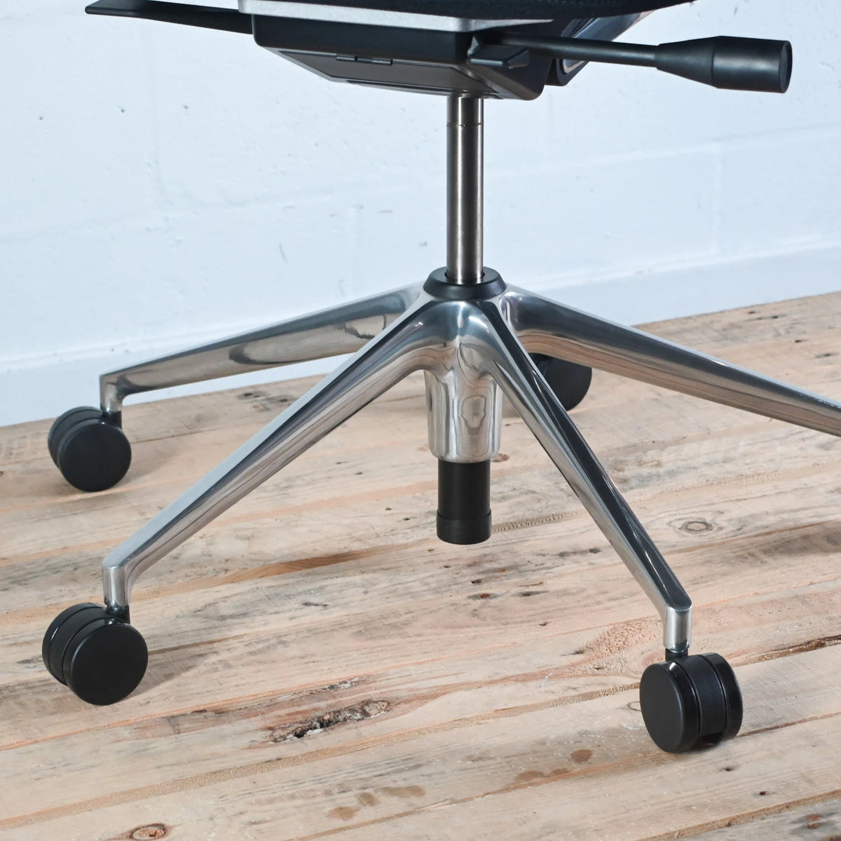 Vitra AC4 Black Fabric Office Chair, 3D Arms | Re-Lived