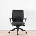 Vitra ID Mesh Black / Grey Office Chair | Re-Lived