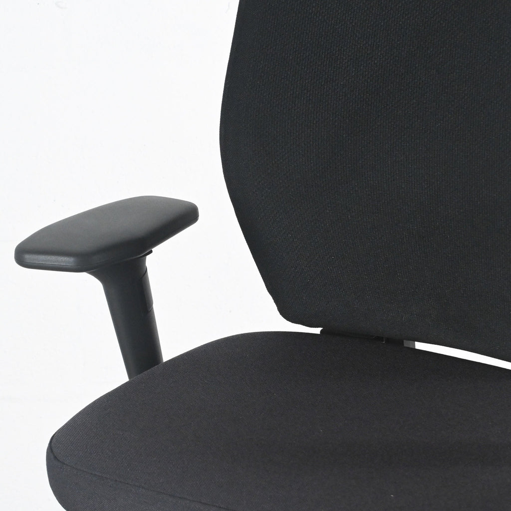 Vitra ID Cloud Black Fabric Office Chair | Re-Lived