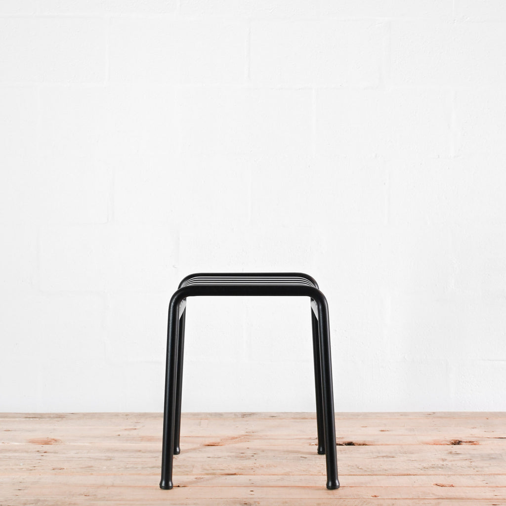 HAY Palissade Stool - Anthracite Powder Coated Steel | Re-Lived