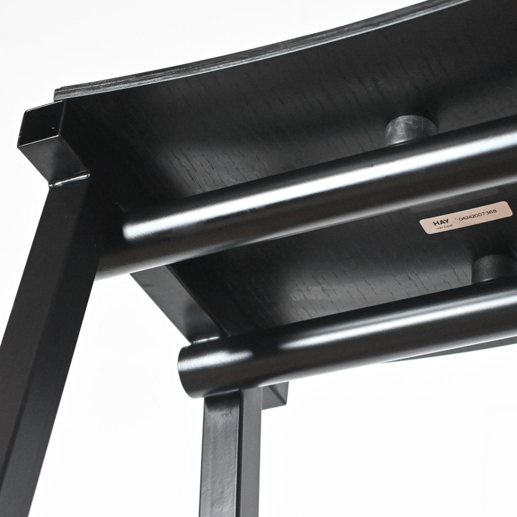HAY Taburete 8 Bar Stool Black 75 cm | Re-Lived