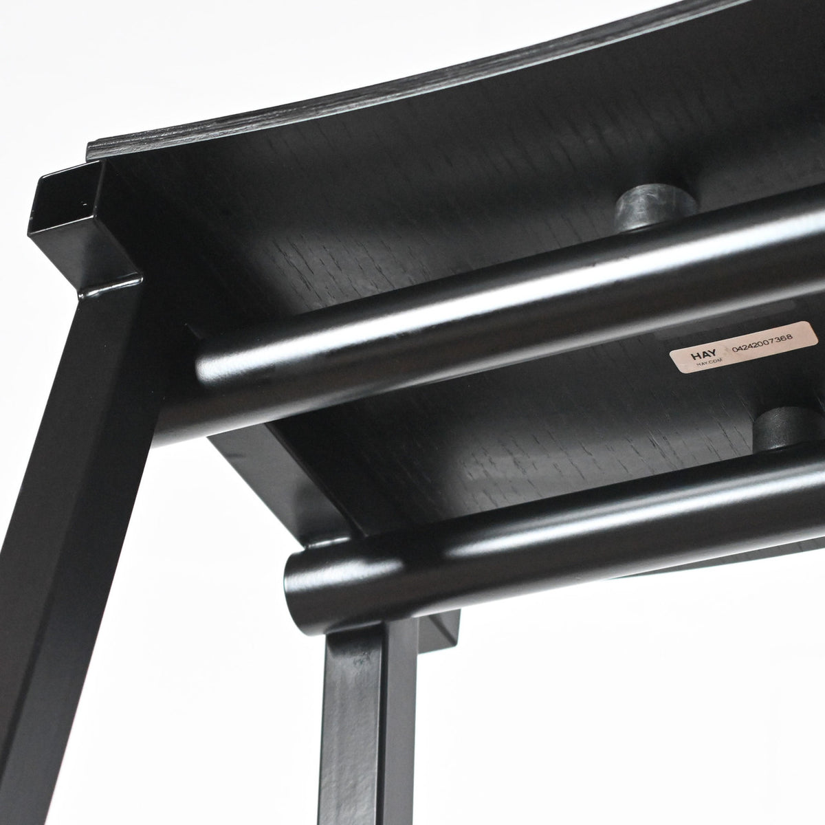 HAY Taburete 8 Bar Stool Black 75 cm | Re-Lived