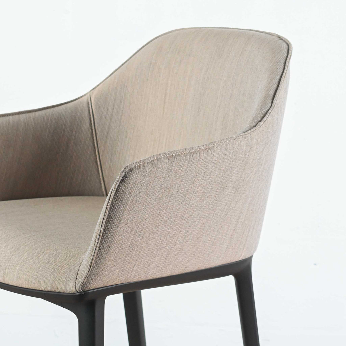 Vitra Softshell Armchair Camel Melange Fabric | Re-Lived