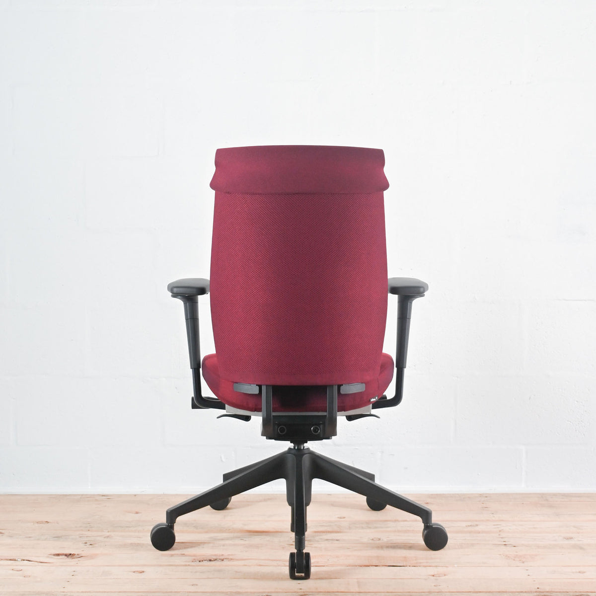 Vitra ID Cloud Dark Red Fabric Office Chair | Re-Lived