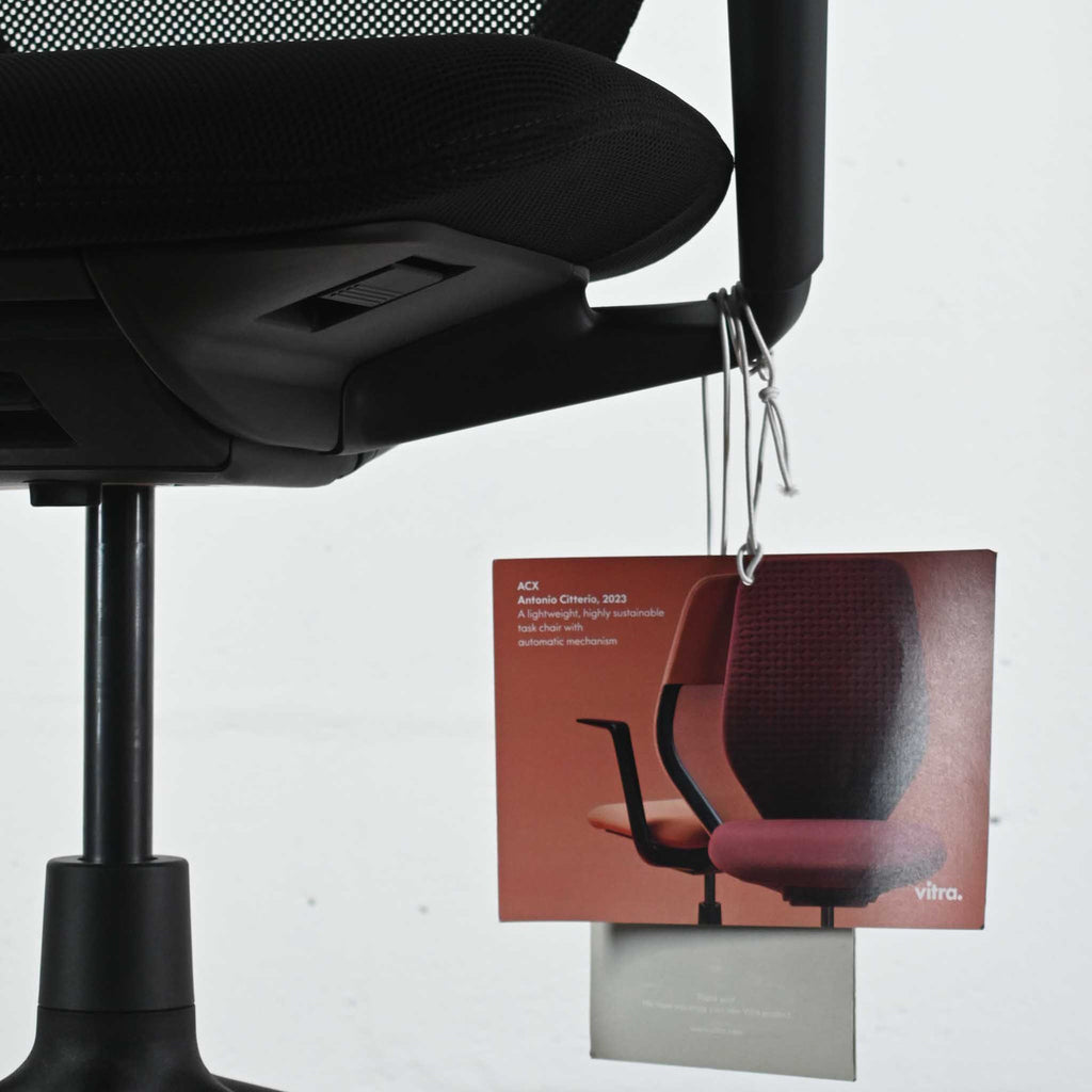 Vitra ACX Light Chair Black Fabric | Re-Lived